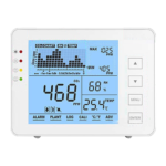 MT-CO2-1200P - Medidor de CO2, temperatura y humedad con alarma visual y audible programable por el usuario