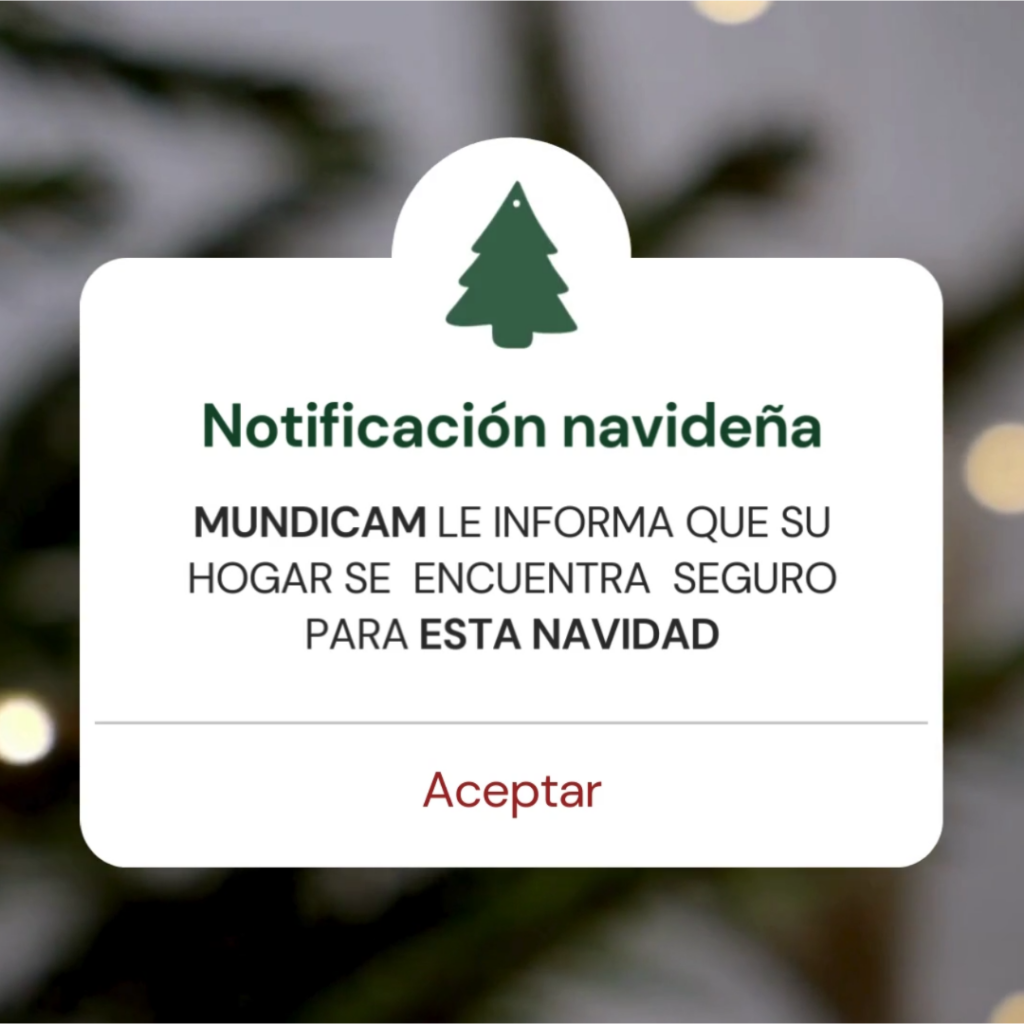 mundicam notificación navideña