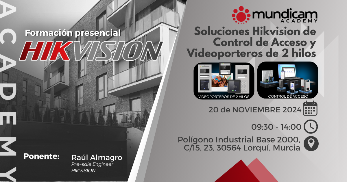 formacion presencial hikvision en mundicam academy noviembre 2024